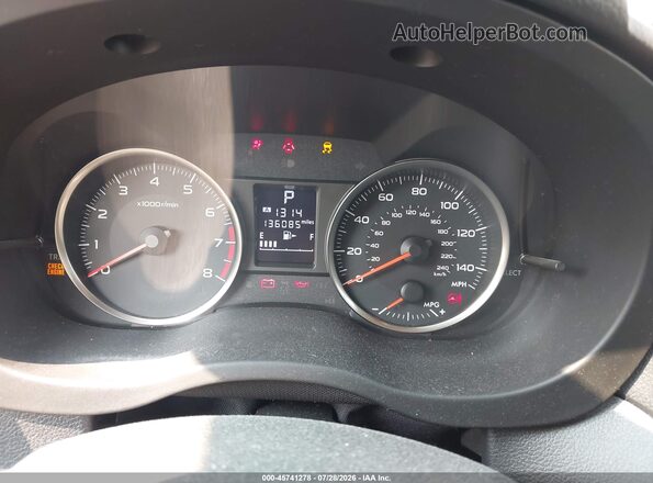 JF2GPABCXG8250513 2016 SUBARU CROSSTREK Black Widok tylnych siedzeń