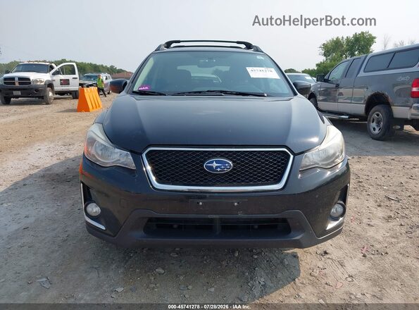 JF2GPABCXG8250513 2016 SUBARU CROSSTREK Black Widok zestawu wskaźników