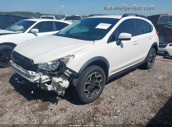 JF2GPABCXG8277467 2016 SUBARU CROSSTREK White Vista tres cuartos delantera izquierda
