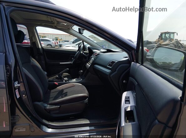 JF2GPABCXG8281986 2016 SUBARU CROSSTREK Black წინა სალონის ხედი
