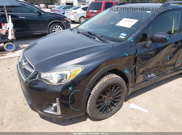 JF2GPABCXG8281986 2016 SUBARU CROSSTREK Black წინა ხედი