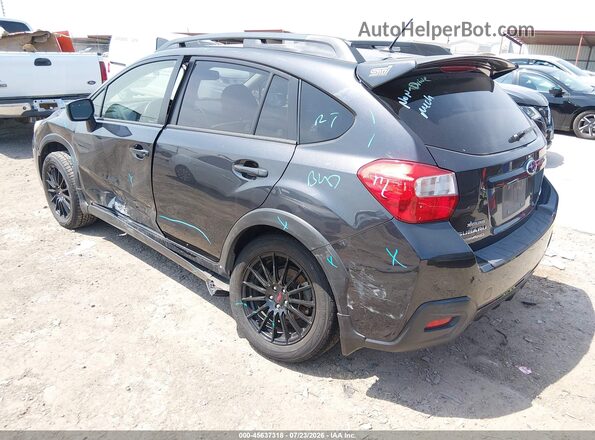 JF2GPABCXG8281986 2016 SUBARU CROSSTREK Black უკანა მარცხენა