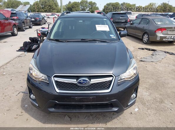 JF2GPABCXG8281986 2016 SUBARU CROSSTREK Black ხელსაწყოთა პანელის ხედი