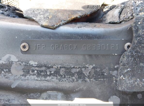 JF2GPABCXG8330121 2016 SUBARU CROSSTREK Beige Շարժիչի բաժամունքի տեսք