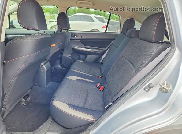 JF2GPABCXGG286126 2016 SUBARU CROSSTREK Silver უკანა სავარძლების ხედი