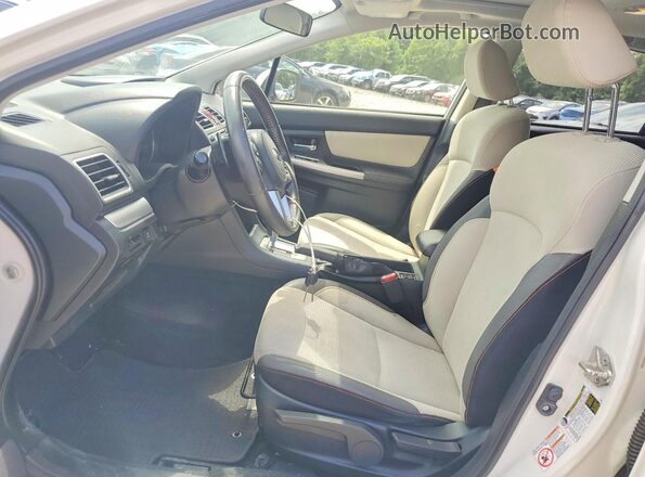JF2GPABCXGH304022 2016 SUBARU CROSSTREK White Вид салону спереду