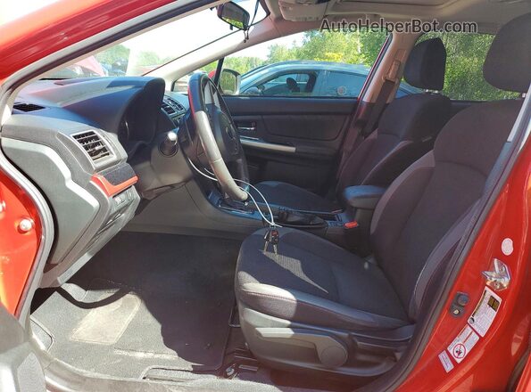 JF2GPABCXH8200969 2017 SUBARU CROSSTREK Red Vista interior delantera