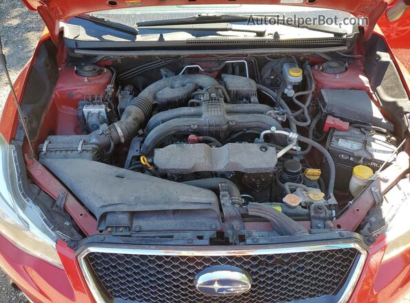 JF2GPABCXH8200969 2017 SUBARU CROSSTREK Red Vista interior trasera
