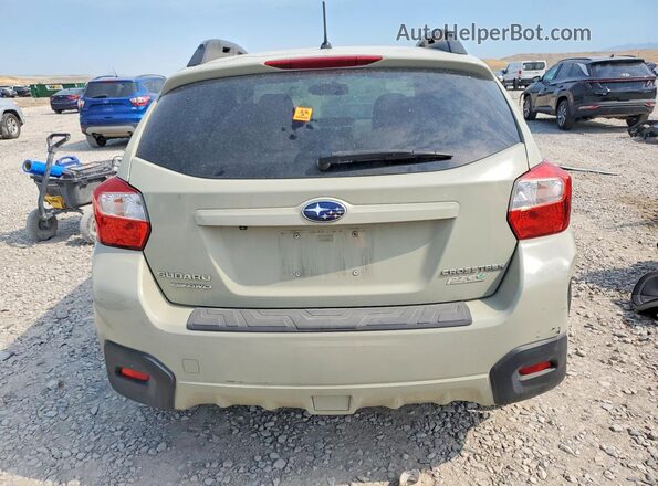 JF2GPABCXH8206206 2017 SUBARU CROSSTREK Tan უკანა ხედი