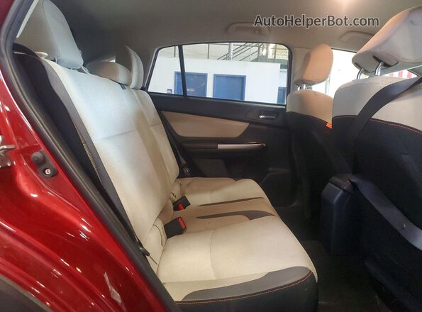 JF2GPABCXH8227265 2017 SUBARU CROSSTREK Red Rear interior view