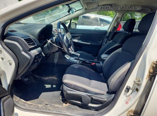 JF2GPABCXHH214936 2017 SUBARU CROSSTREK White Front interior view