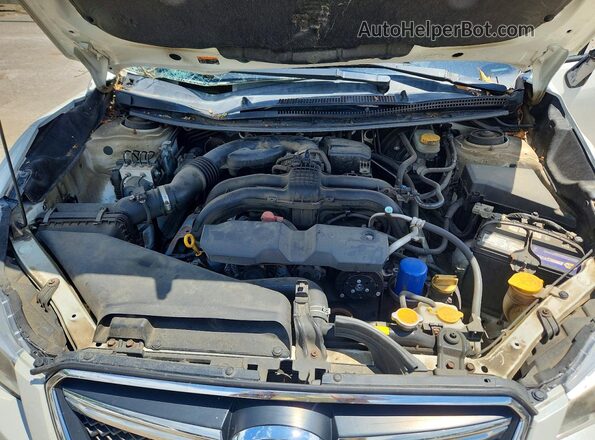 JF2GPABCXHH214936 2017 SUBARU CROSSTREK White Engine compartment view