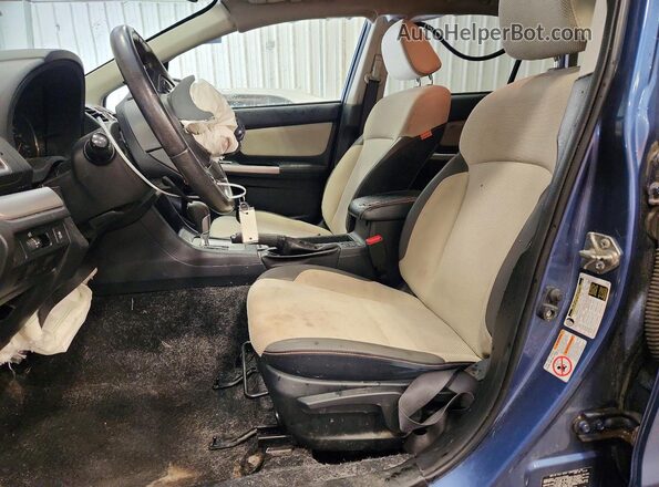 JF2GPABCXHH228089 2017 SUBARU CROSSTREK Blue Вид салону спереду