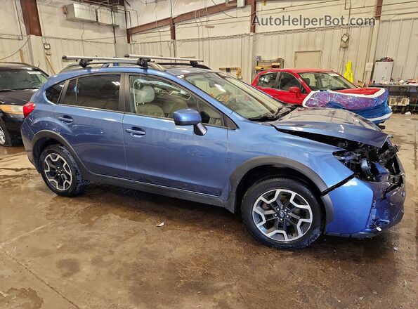 JF2GPABCXHH228089 2017 SUBARU CROSSTREK Blue Передня права чверть