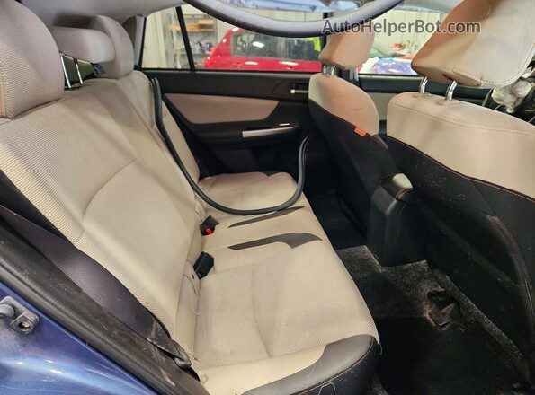 JF2GPABCXHH228089 2017 SUBARU CROSSTREK Blue Вид задньої частини салону