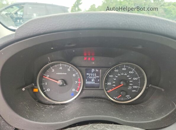 JF2GPABCXHH228089 2017 SUBARU CROSSTREK Blue Вид щитка приладів