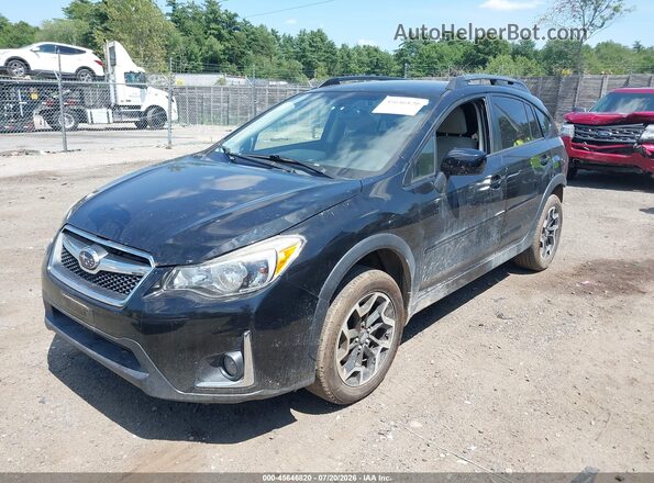 JF2GPADC0G8219994 2016 SUBARU CROSSTREK Черный Передняя левая четверть