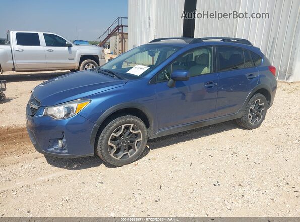 JF2GPADC0G8231854 2016 SUBARU CROSSTREK Blue Front left