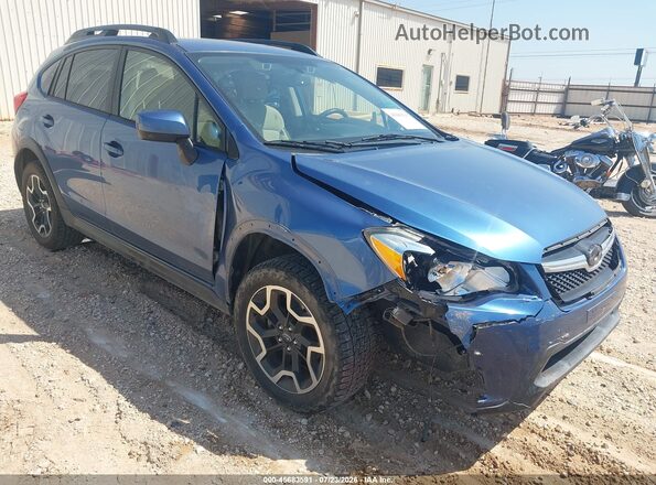 JF2GPADC0G8231854 2016 SUBARU CROSSTREK Blue Front view