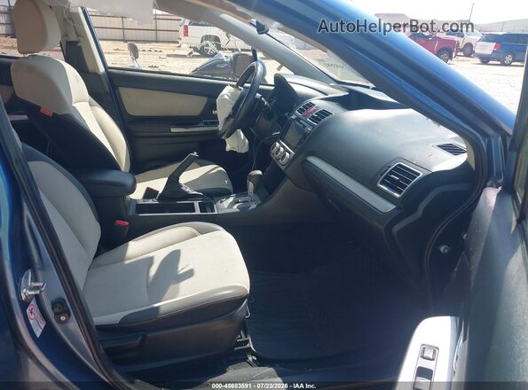 JF2GPADC0G8231854 2016 SUBARU CROSSTREK Blue Front interior view