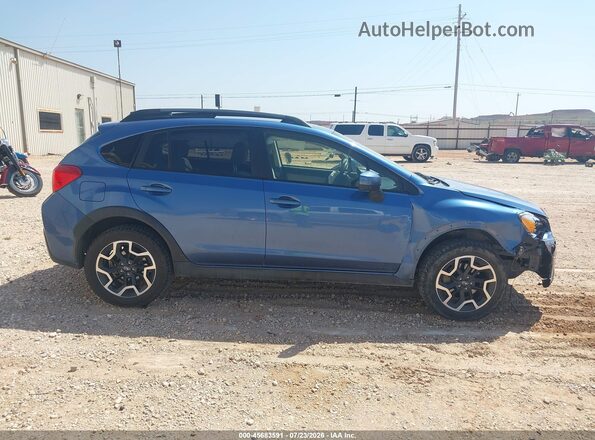 JF2GPADC0G8231854 2016 SUBARU CROSSTREK Blue Rear interior view