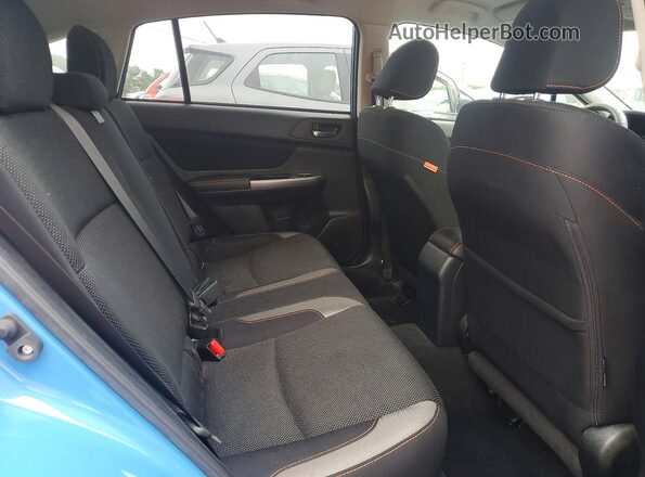 JF2GPADC0GH291195 2016 SUBARU CROSSTREK Blue უკანა სავარძლების ხედი