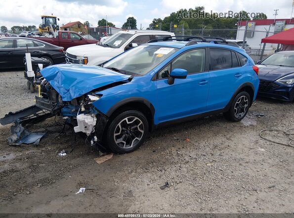 JF2GPADC0GH345756 2016 SUBARU CROSSTREK Blue Front left