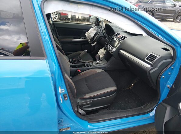 JF2GPADC0GH345756 2016 SUBARU CROSSTREK Blue Front interior view