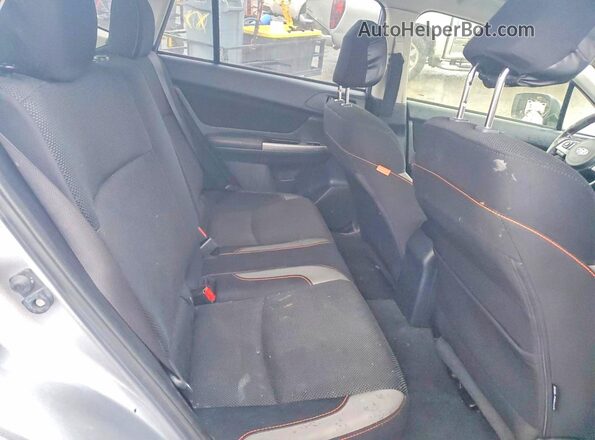 JF2GPADC1G8239753 2016 SUBARU CROSSTREK Silver უკანა სალონის ხედი