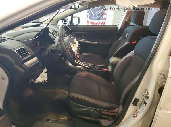JF2GPADC1GH340730 2016 SUBARU CROSSTREK White წინა სალონის ხედი