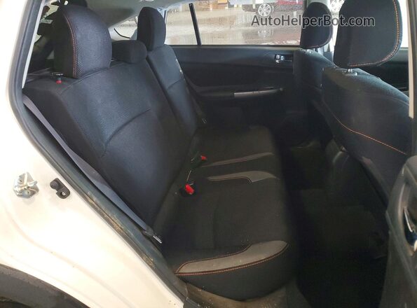 JF2GPADC1GH340730 2016 SUBARU CROSSTREK White უკანა სალონის ხედი
