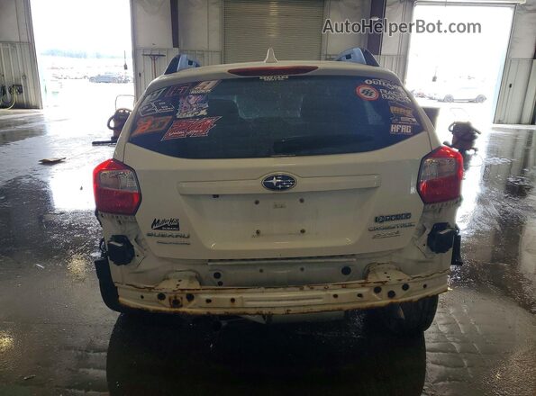 JF2GPADC1GH340730 2016 SUBARU CROSSTREK White უკანა ხედი