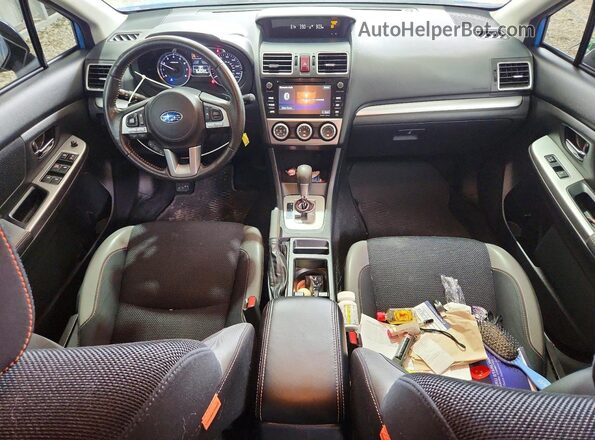 JF2GPADC1GH348049 2016 SUBARU CROSSTREK Blue წინა პანელის ხედი