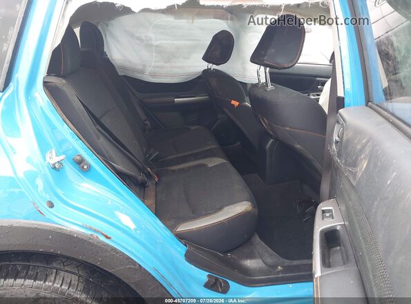 JF2GPADC1H8218953 2017 SUBARU CROSSTREK Blue Vista de la etiqueta del VIN