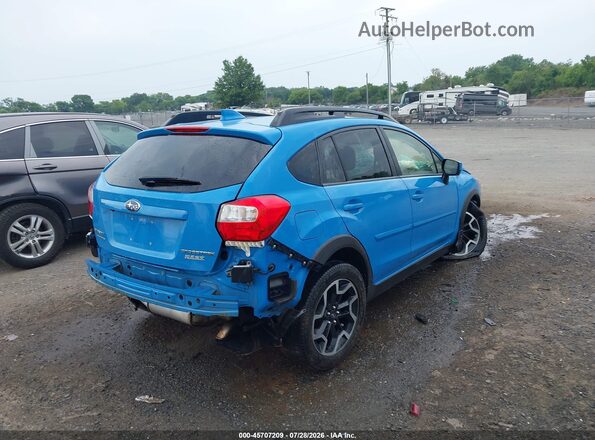 JF2GPADC1H8218953 2017 SUBARU CROSSTREK Blue Trasero derecho