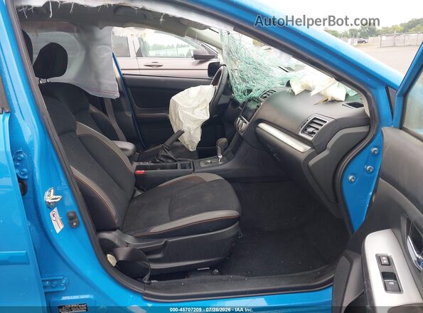 JF2GPADC1H8218953 2017 SUBARU CROSSTREK Blue Vista interior delantera