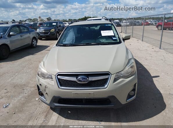 JF2GPADC2G8316369 2016 SUBARU CROSSTREK Tan Widok zestawu wskaźników