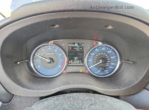 JF2GPADC3G8211405 2016 SUBARU CROSSTREK Blue ხელსაწყოთა პანელის ხედი