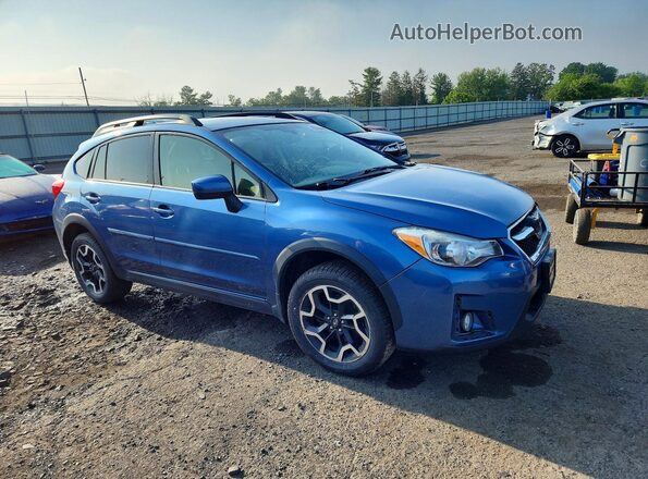 JF2GPADC5G8257902 2016 SUBARU CROSSTREK Синий Передняя правая четверть