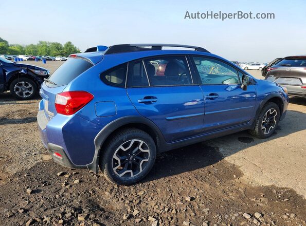 JF2GPADC5G8257902 2016 SUBARU CROSSTREK Синий Задняя правая четверть