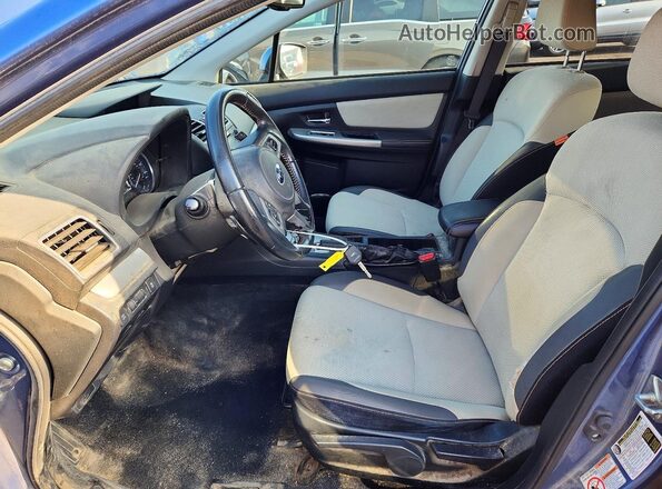 JF2GPADC5G8257902 2016 SUBARU CROSSTREK Синий Вид салона спереди