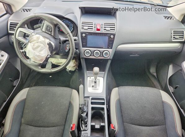 JF2GPADC5G8277356 2016 SUBARU CROSSTREK Gray Առջևի վահանակի տեսք