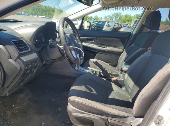 JF2GPADC7H8255747 2017 SUBARU CROSSTREK White წინა სალონის ხედი
