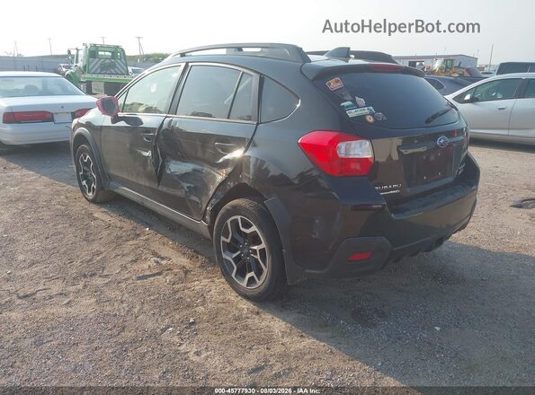 JF2GPADC8H8270225 2017 SUBARU CROSSTREK Black Հետևի ձախ