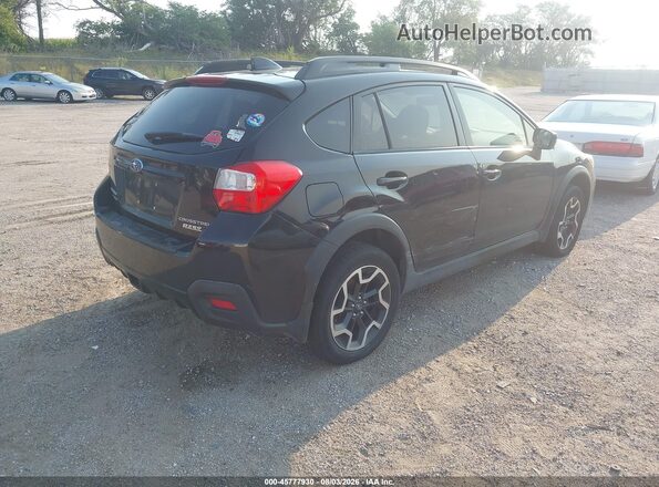 JF2GPADC8H8270225 2017 SUBARU CROSSTREK Black Հետևի աջ