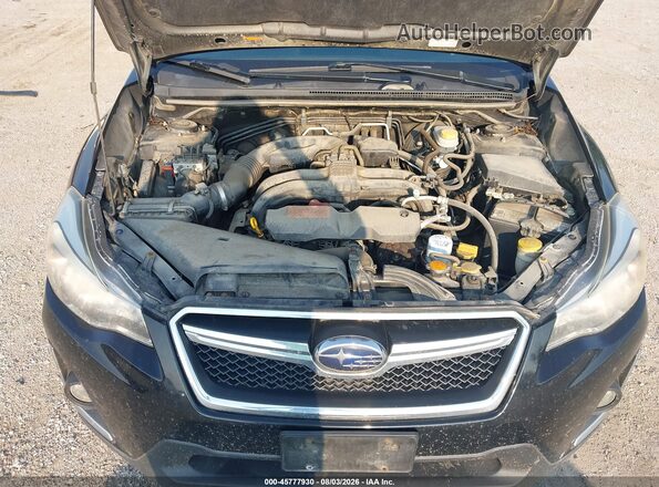 JF2GPADC8H8270225 2017 SUBARU CROSSTREK Black Հետևի տեսք