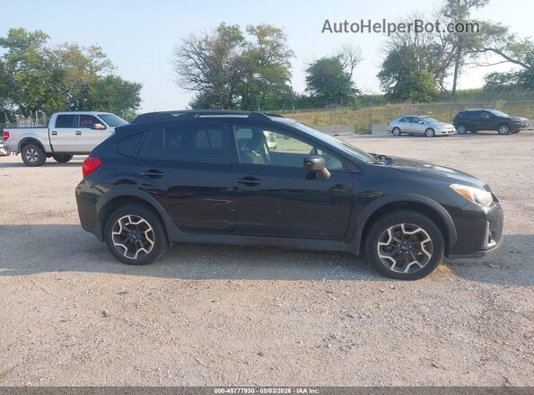 JF2GPADC8H8270225 2017 SUBARU CROSSTREK Black Սալոնի 360 աստիճան տեսք