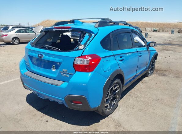 JF2GPADCXG8279877 2016 SUBARU CROSSTREK Blue Задня права чверть