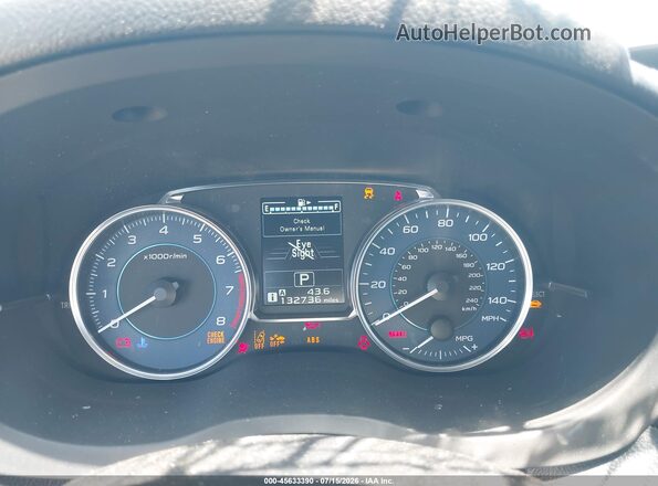 JF2GPADCXG8279877 2016 SUBARU CROSSTREK Blue Вид задніх сидінь