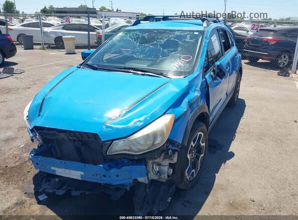 JF2GPADCXG8279877 2016 SUBARU CROSSTREK Blue Передня ліва чверть